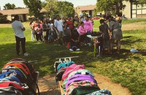 Santa Clara Parent Evangelina Trujeque Organizes Backpack Drive