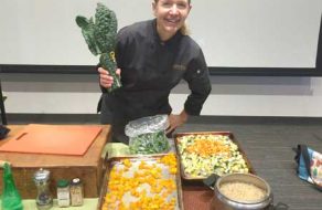 Chef Laura Stec Gives a Fall Cooking Demonstration