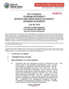 Consolidated Agenda Simplifies Santa Clara City Council Meetings
