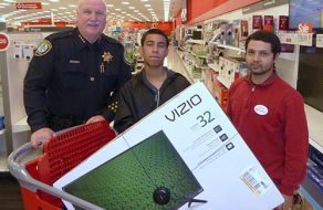 Cops Escort Kids on P.A.L. Holiday Shopping Spree