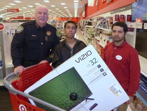 Cops Escort Kids on P.A.L. Holiday Shopping Spree