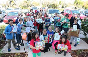 Sutter School Students Bring Holiday Donations to the JW House