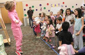 Children Get Cozy at Central Park Library’s Pete the Cat Pajama Party