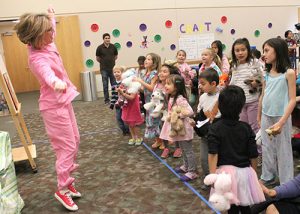 Children Get Cozy at Central Park Library’s Pete the Cat Pajama Party
