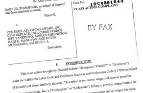Centerplate Faces Wage Theft Class Action Suit