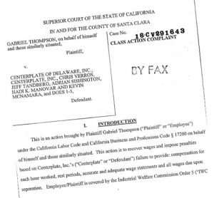 Centerplate Faces Wage Theft Class Action Suit