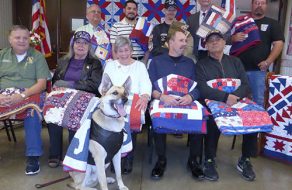 Quilting Peace Work: South Bay Blue Star Moms Award Quilts of Valor