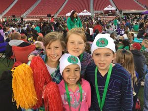 Santa Clara’s Girl Scout Cookie Sale Superstars Enjoy Sleepover at Levi Stadium