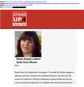 Stand Up For Santa Clara’s Questionable Email Tactics