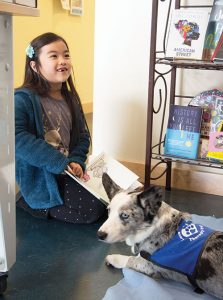 Love on a Leash Visits Books, Inc.