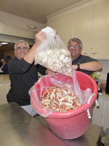 American Legion Post 419 Serves 700 Pounds of Fresh Crab