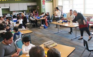 Families of Scott Lane State Preschool Learn New Math Games