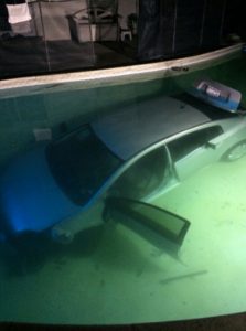 Teen Falls Asleep at Wheel and Ends Up in Santa Clara Swimming Pool