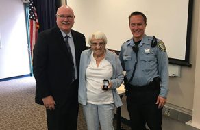 Norma Haxton Celebrates 20-Years as a Crossing Guard with SCPD