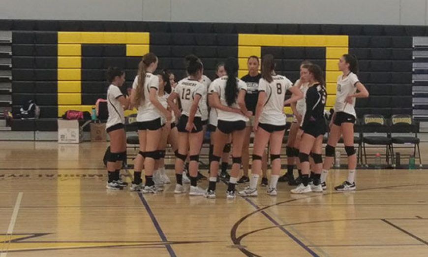 Chargers Volleyball Thrills Alumni, Despite Falling 3 Sets to 1