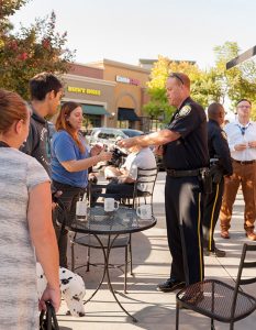 SCPD Connects with Community to Celebrate National Coffee with a Cop Day