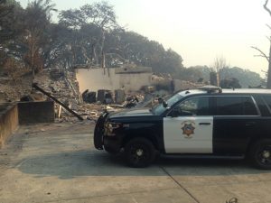 SCPD Assists with Northern Wine Country Wildfires