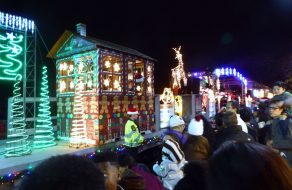 Santa Embraces Public Transportation