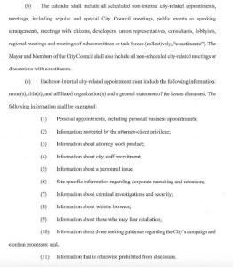 Council Transparency: MIA