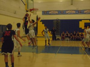 Bruins Basketball Battles, But Falls to First Place Gunn