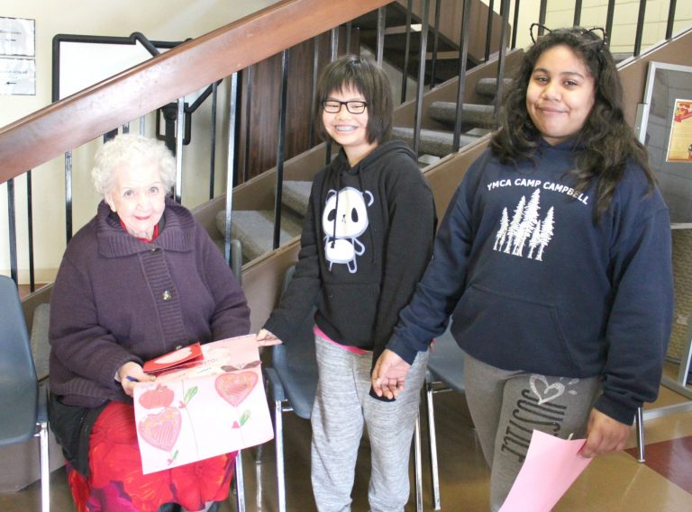 Don Callejon School Students Charm Seniors on Valentine’s Day