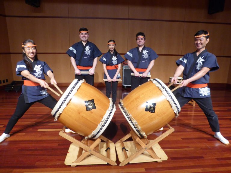 San Jose Taiko Drummers Energize SCU Music @ Noon Audience