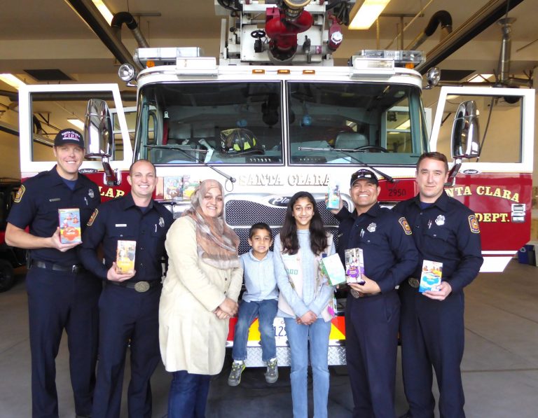 Girl Scout Treats Every Single Santa Clara Firefighter to Cookies