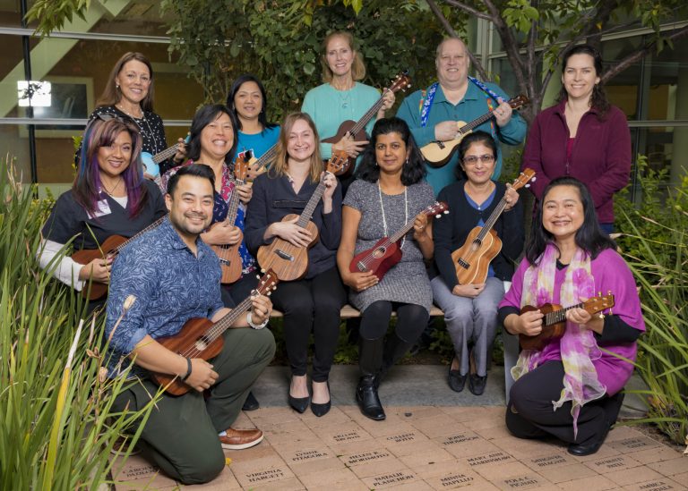 Ukuleles Enhance Employee Wellness at Kaiser Permanente Santa Clara: Doctors and staff practice and perform for fun, well-being