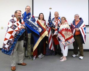 Blue Star Moms Enfold Veterans in Quilts of Valor and Love