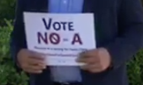 No on A Makes Its Voice Heard, More Money Comes in for Yes on A