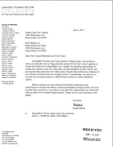 Santa Clara Had 7-Year Warning of Voting Rights Lawsuit That Will Cost City Millions