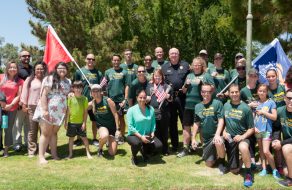Flame of Hope for Special Olympics Runs Through Santa Clara
