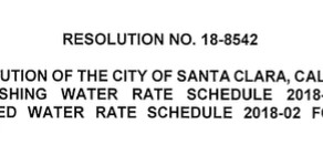 Water Rates to Float Higher for Santa Clara Residents