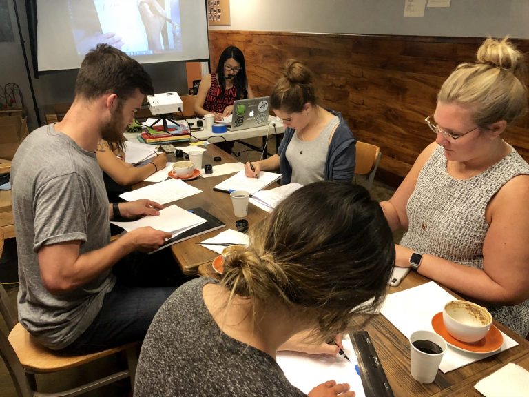 Chromatic Coffee hosts first Chromaker event on calligraphy