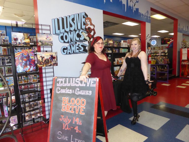 Illusive Comics and Games Sponsors Bastille Day Blood Drive