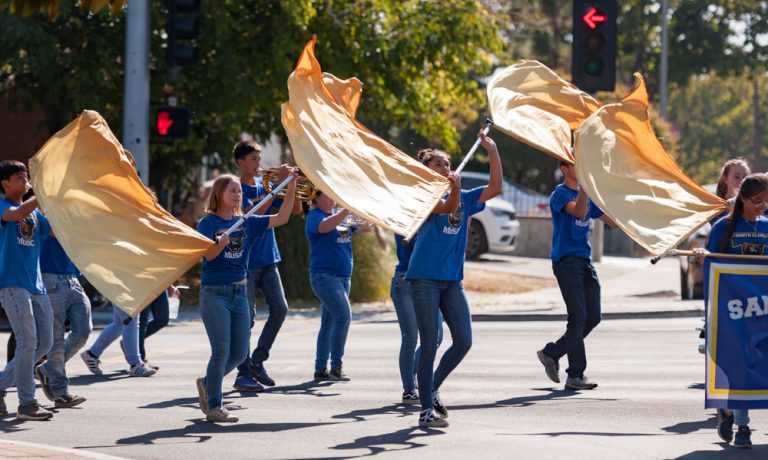Disney Villains Brought to Life at Santa Clara High Homecoming Parade