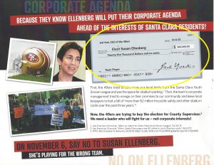 County Supervisor Race Comes to Santa Clara in Mailer Featuring Phony Check and Imaginary Committee