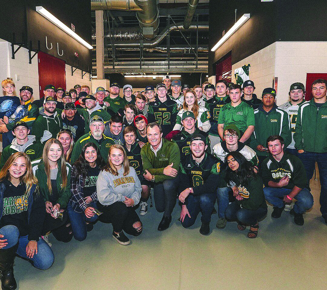 49ers with Paradise High School Students