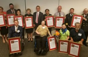 State Senator Bob Wieckowski Recognizes Adam Thompson as the 2018 Santa Clara Local Hero