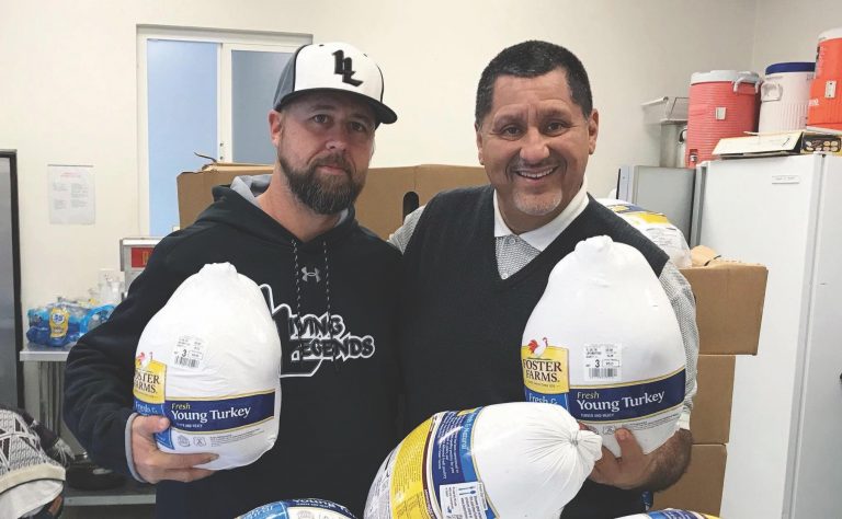 Baseball Program and Church Team Up for Turkey Drive