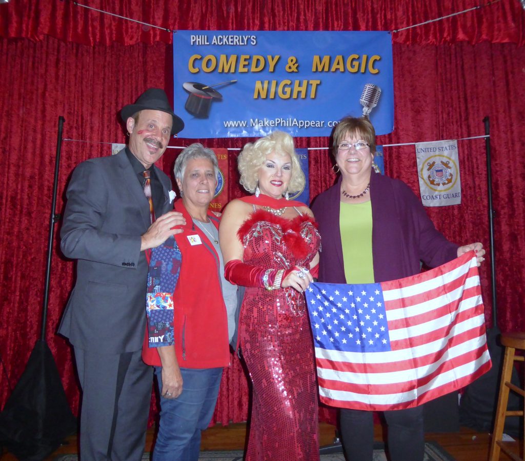 Blue Star Moms magic show