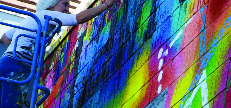 Santa Clara’s Uniqueness Put on Display in New Mural Lawrence Station Center/#LawrenceStationCenter Lila Gemellos