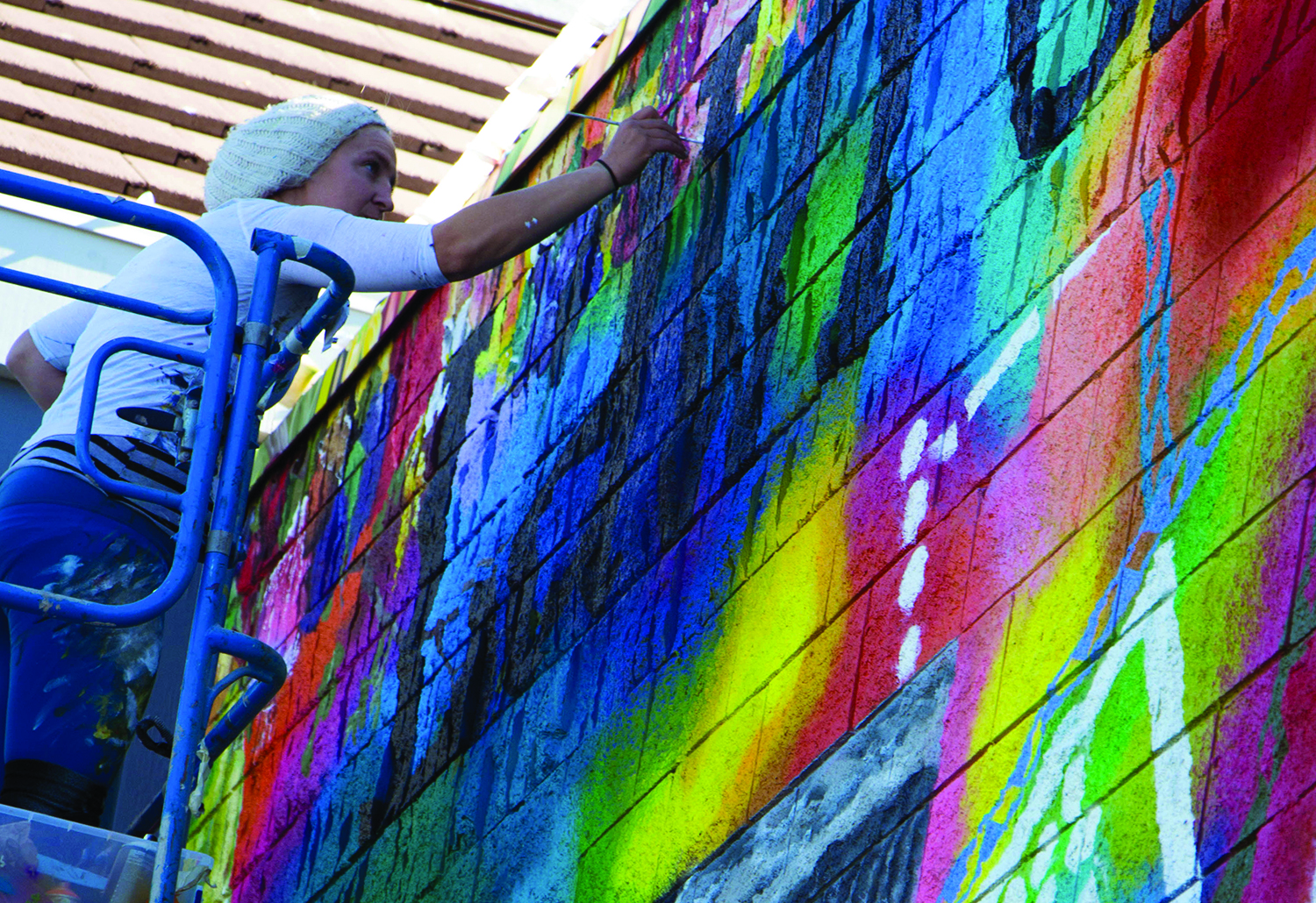 Santa Clara’s Uniqueness Put on Display in New Mural Lawrence Station Center/#LawrenceStationCenter Lila Gemellos