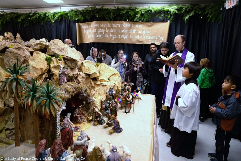 Miraculous Christmas Nativity Display at Our Lady of Peace