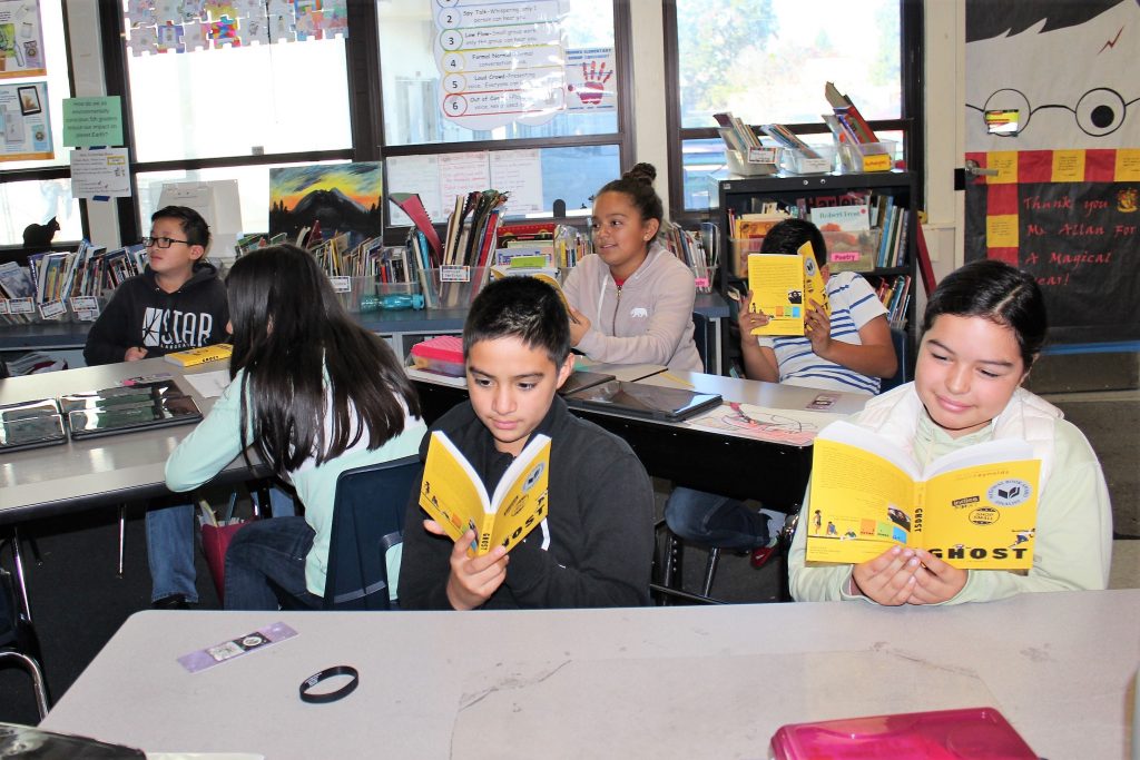 Kathryn Hughes Elementary School Students Receive Free Books from Books Inc