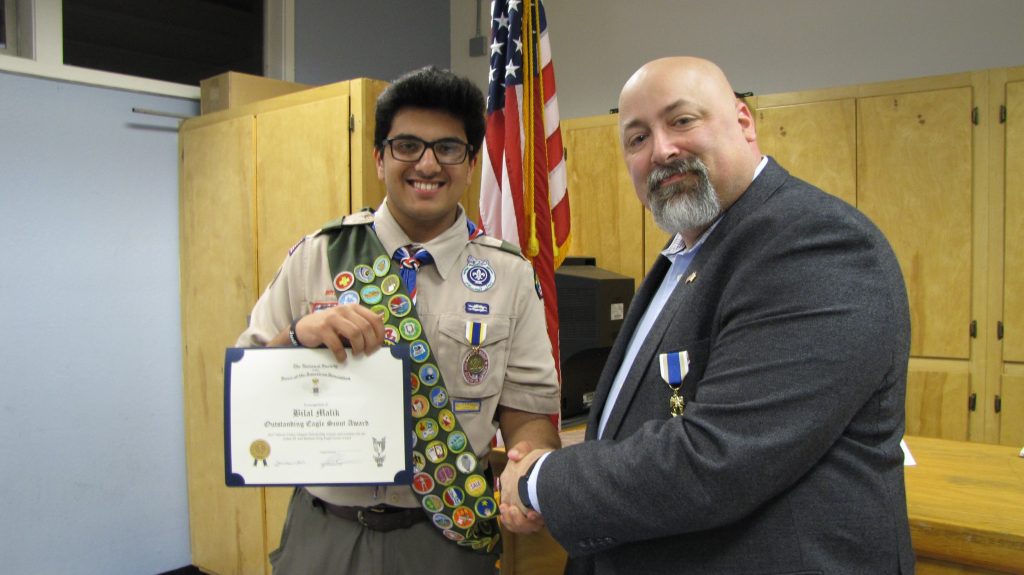 Santa Clara Scout Recognized as State’s Top Eagle Scout for Second Consecutive Year, Santa Clara’s Boy Scout Troop 14, Bilal Malik