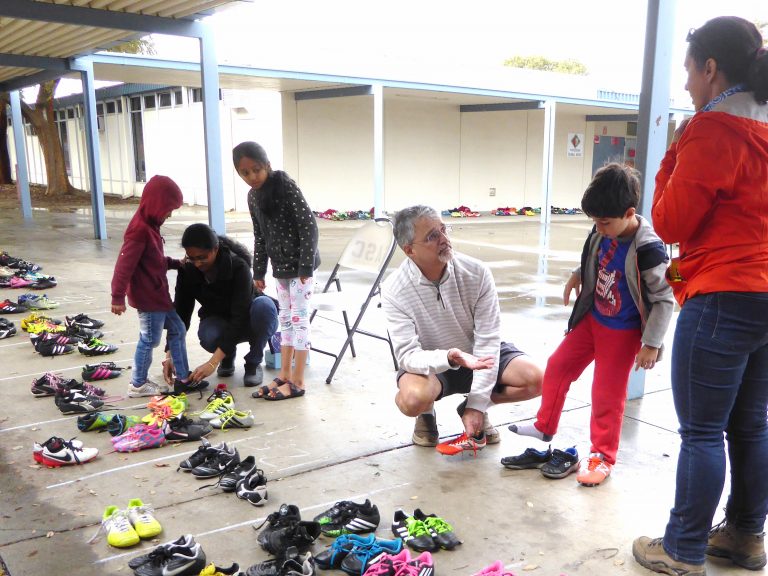 Sunnyvale Soccer Club Cleat Exchange Scores for Kids and Environment