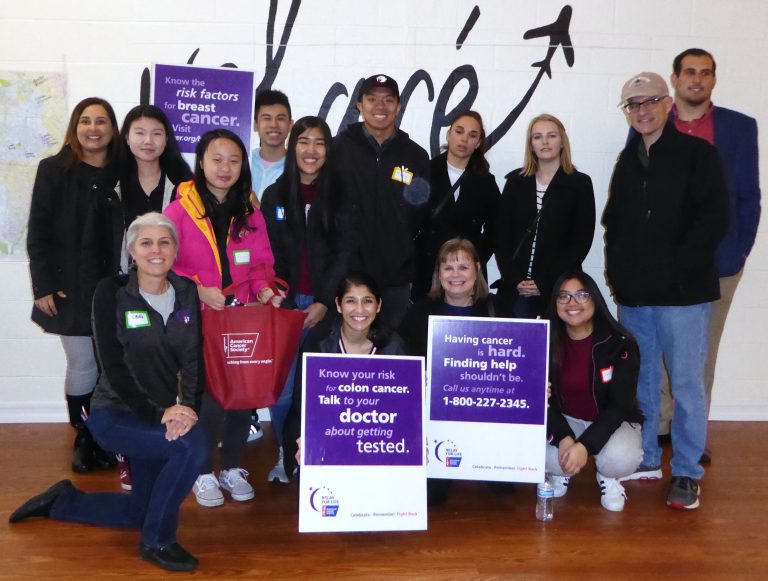 Painting the Town Purple to Wipe Out Cancer