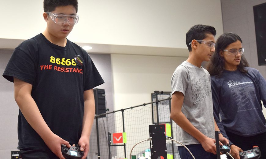 Santa Clara Robotics Team Wins California Central Coast VEX “Turning Point” Tournament at Cal Poly, The Resistance, VEX California State Championships