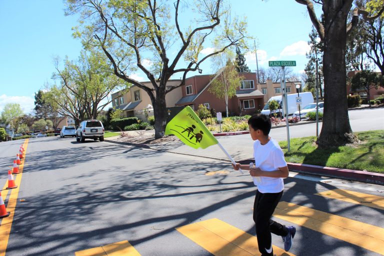Pedestrian Safety Gets a Boost at Kathryn Hughes Elementary
